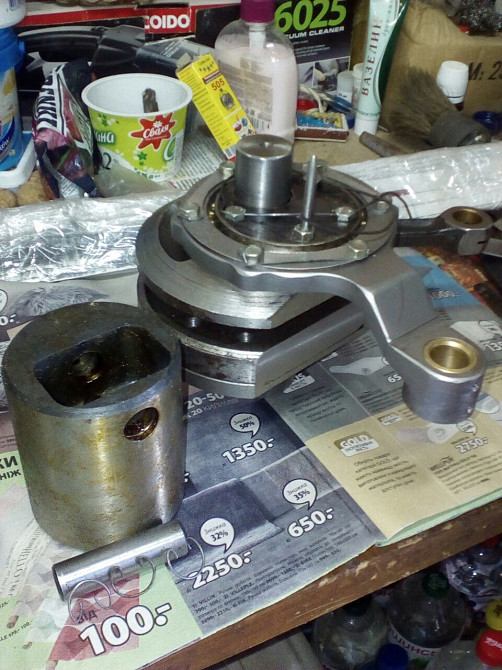 Колінвал на пилку розпилювання туш ФРП з одним шатуном. Новий. Продам. Полтава - зображення 6