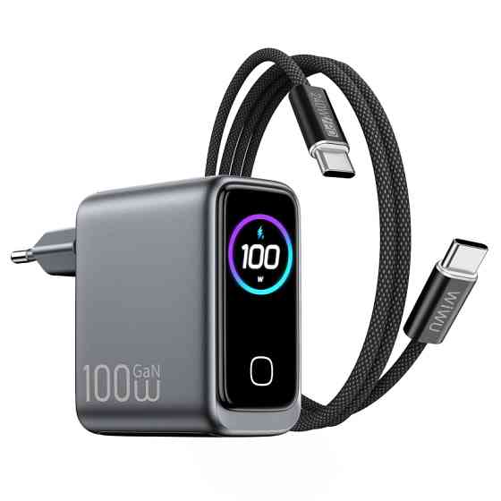 СЗУ WIWU CHG300 Voyager PD100W+QC3.0 (1USB-A/2C) + кабель Type-C to Type-C Херсон