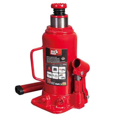 Домкрат столбчатый бутылочный гидравлический 15 т 230–460 мм TORIN T91504 Харків