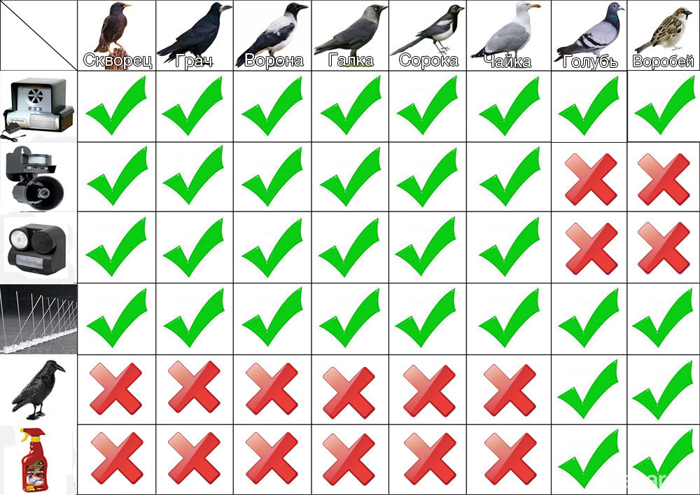 Ультразвуковой отпугиватель птиц Bird Away LS-987BF Одеса - зображення 2