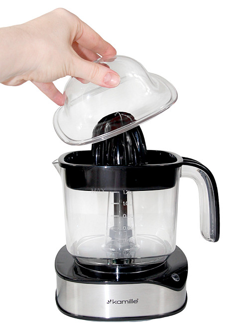 Соковыжималка для цитрусовых Kamille KM-6738 40 Вт серая Київ - зображення 2