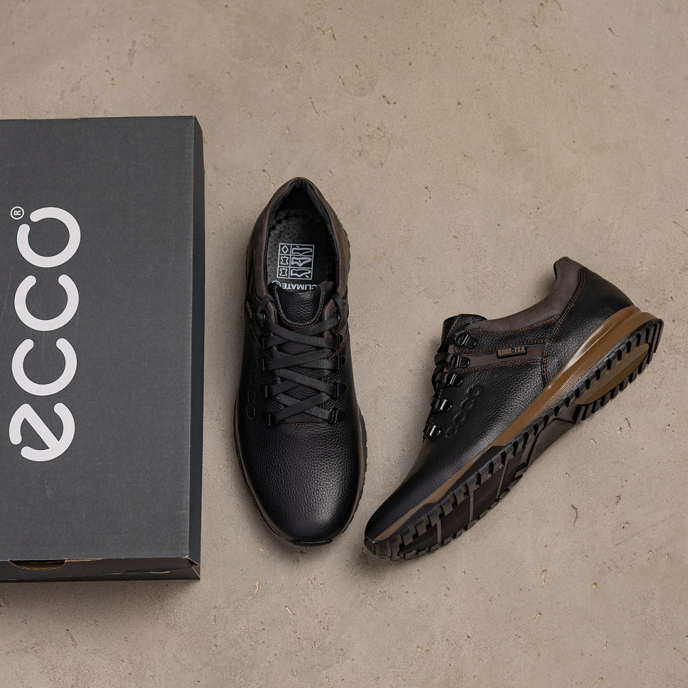 Мужские кожаные кроссовки Е-series Brown Киев - изображение 6