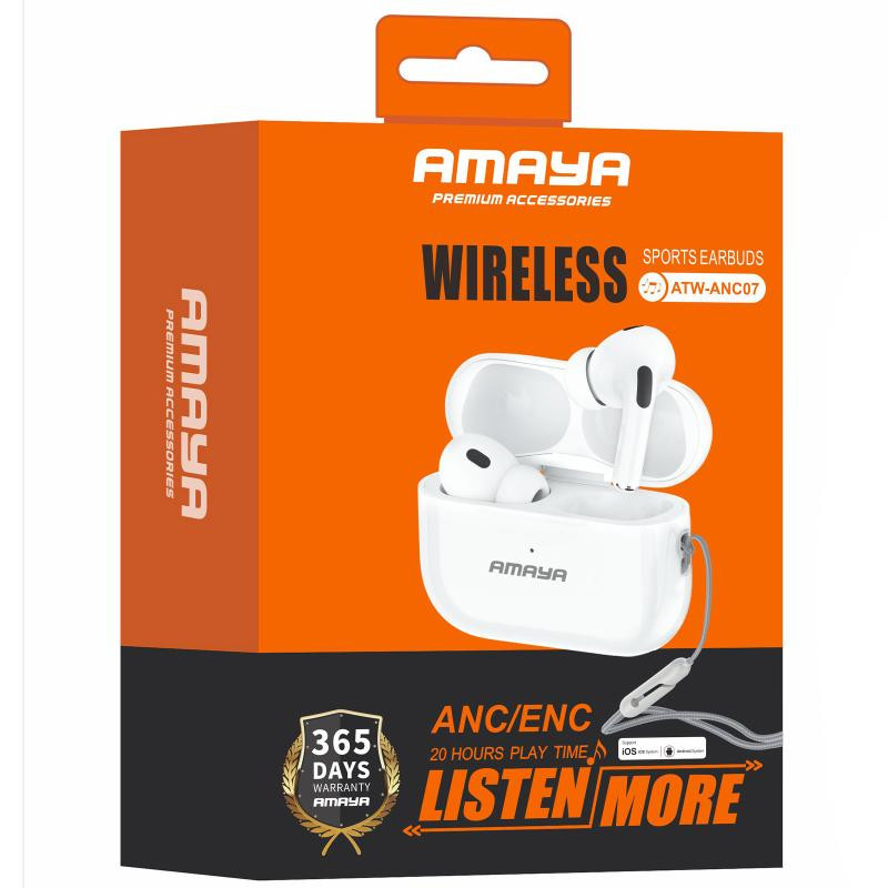 Беспроводные TWS наушники Amaya ANC07 ANC+ENC Херсон - зображення 2