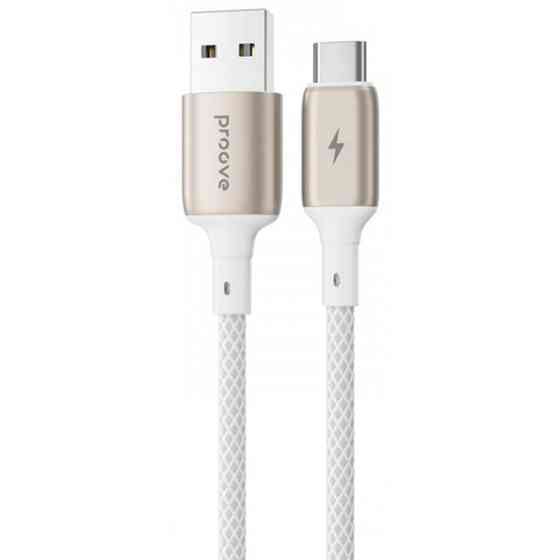 Кабель Proove Dense Metal USB to Type-C 2.4A 1m White (CCDM20001202) (Код товару:41283) Харків