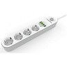 Фільтр живлення ProLogix 3x1.0мм2 мідь 3 розетки 3 м White (PRS-P3CU-30W) (Код товару:34036) Харьков