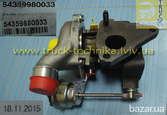 Tурбина турбокомпрессор Dacia, Nissan, Renault, KKK54359880033, 54359880033, 7701476891 Львів - зображення 3