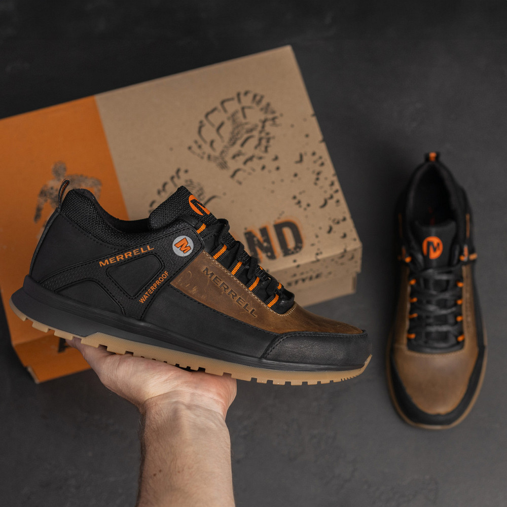 Мужские кожаные кроссовки Performance footwear Brown Киев - изображение 12