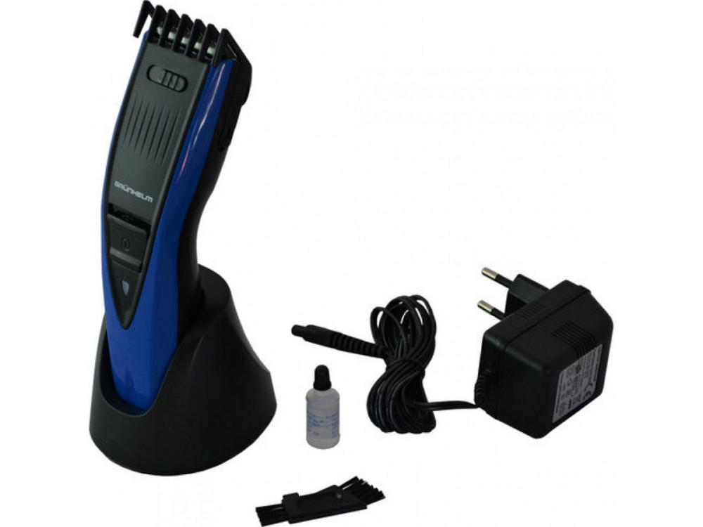 Машинка для стрижки волос Grunhelm GHС-516 3 Вт синия Київ - зображення 7