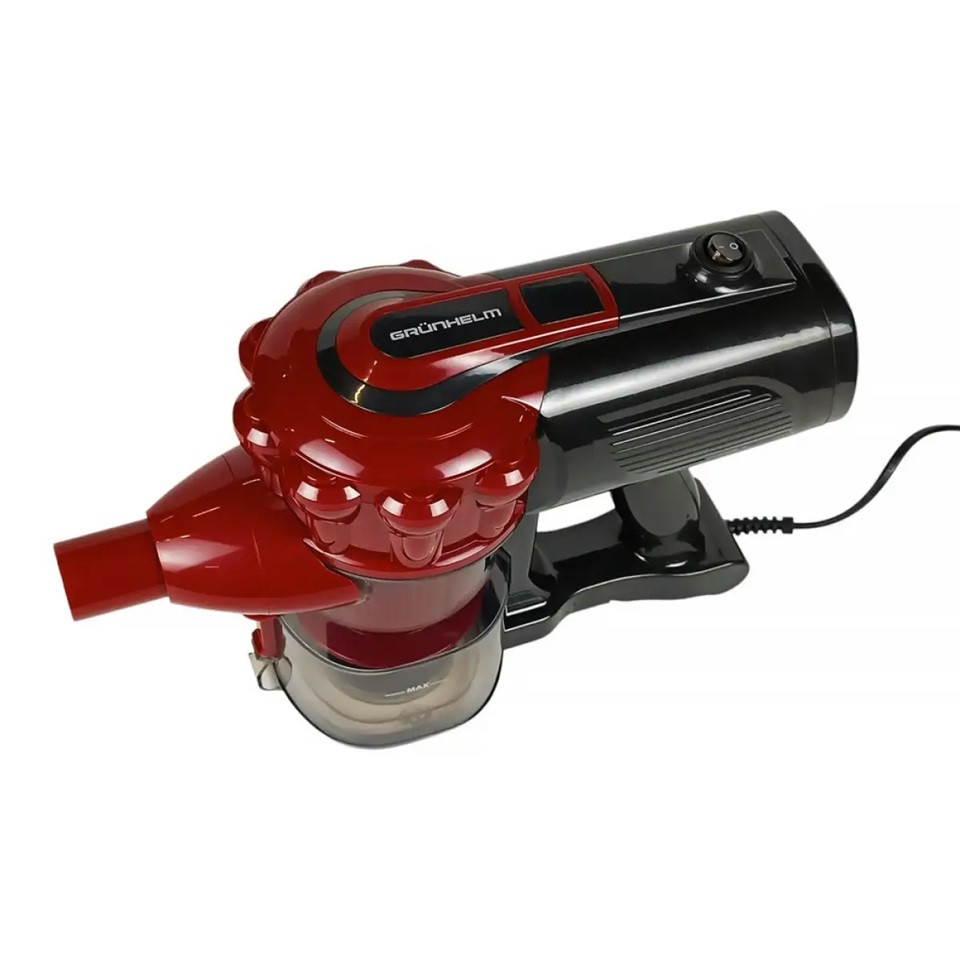 Пылесос ручной циклон Grunhelm GCVC-2001 HB 600 Вт красный Київ - зображення 5