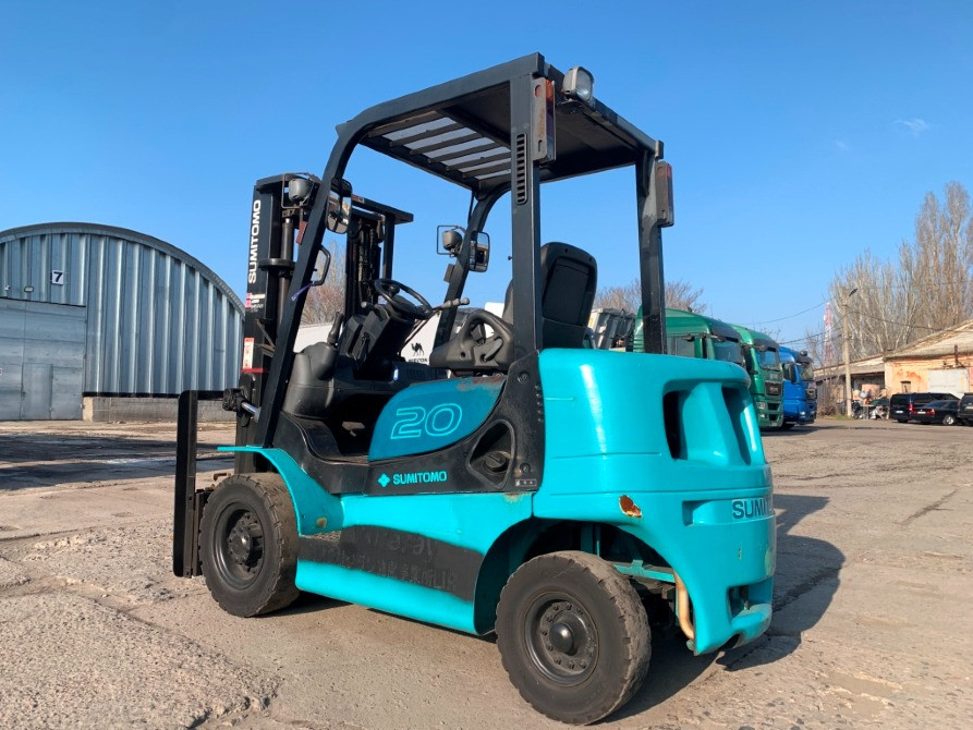 Вилочный дизельный автопогрузчик Sumitomo (Mazda) с боковым смещением. 2012 года. Модель 11FD20PAXI9 Одеса - зображення 2