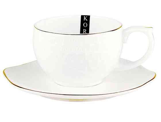 Чашка із блюдцем Interos 508610-А-88354 240 мл 2 предмета Киев