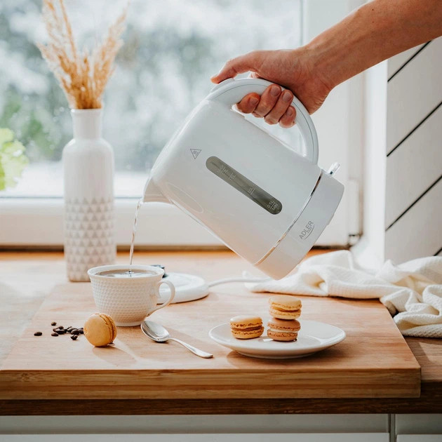 Электрочайник Adler AD 1385 white 1.7 л черный Киев - изображение 4