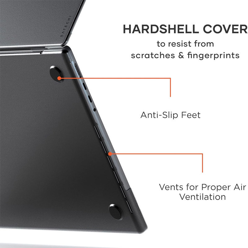 Чехол-накладка Clear Shell для Apple MacBook Pro 14.2" (A2442/A2779/A2918/A2992/A3112/A3185/A3401) Херсон - зображення 3