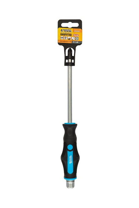 Отвёртка ударная крестовая магнитная MASTERTOOL EXTERNAL HEX PH3х150 мм ручка с TPR покрытием 49-631 Харків - зображення 7