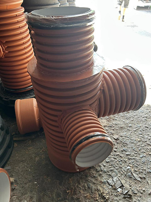 Труба двухслойная гофрированная  ф300 (L=6м) Київ - зображення 5