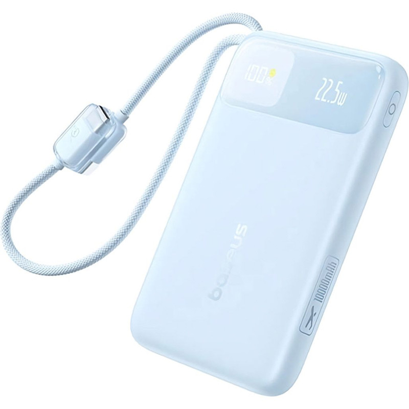 Портативное ЗУ Power Bank Baseus EnerFill FC11 PD22.5W with cable 10000 mAh (2USB-C) (E0027R) Херсон - изображение 1