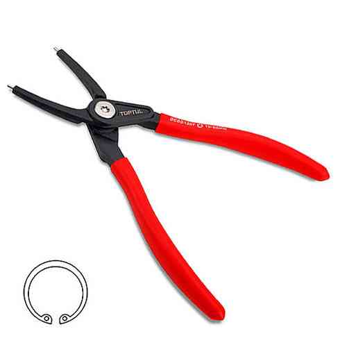 Круглогубцы съемник для стопорных колец 9" (сжим прямые) усиленные TOPTUL DCBD1309 Харьков