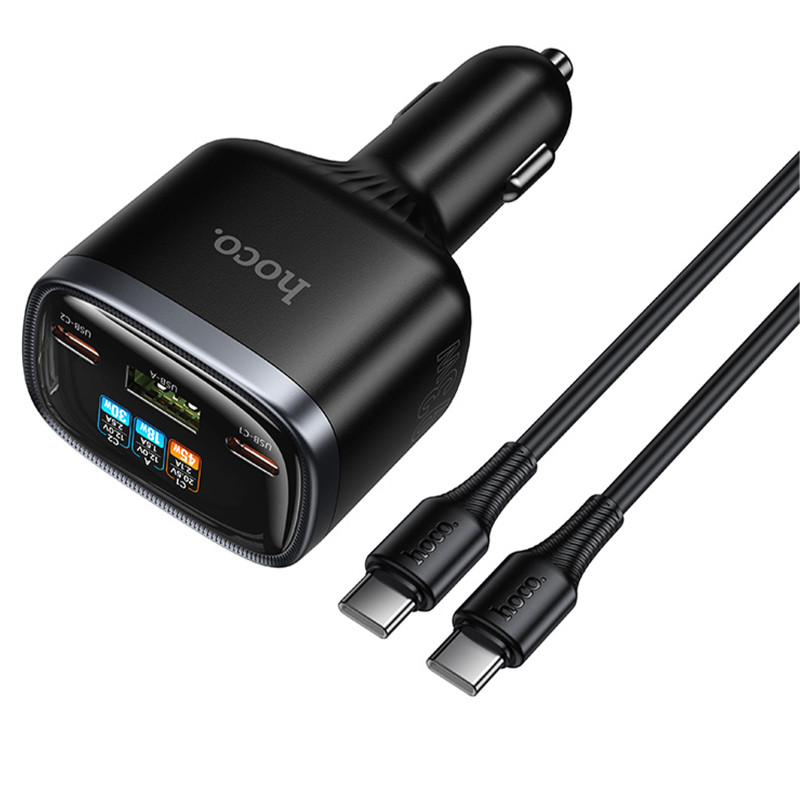 АЗУ Hoco Z70 Speed PD45W+QC3.0 total 93W (1USB-A/2C) + кабель Type-C to Type-C Херсон - зображення 6