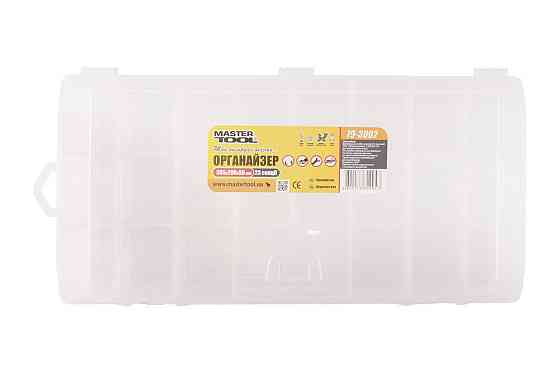 Органайзер MASTERTOOL с подвесом 15" 385х200х50 мм 23 секции 79-3002 Харків