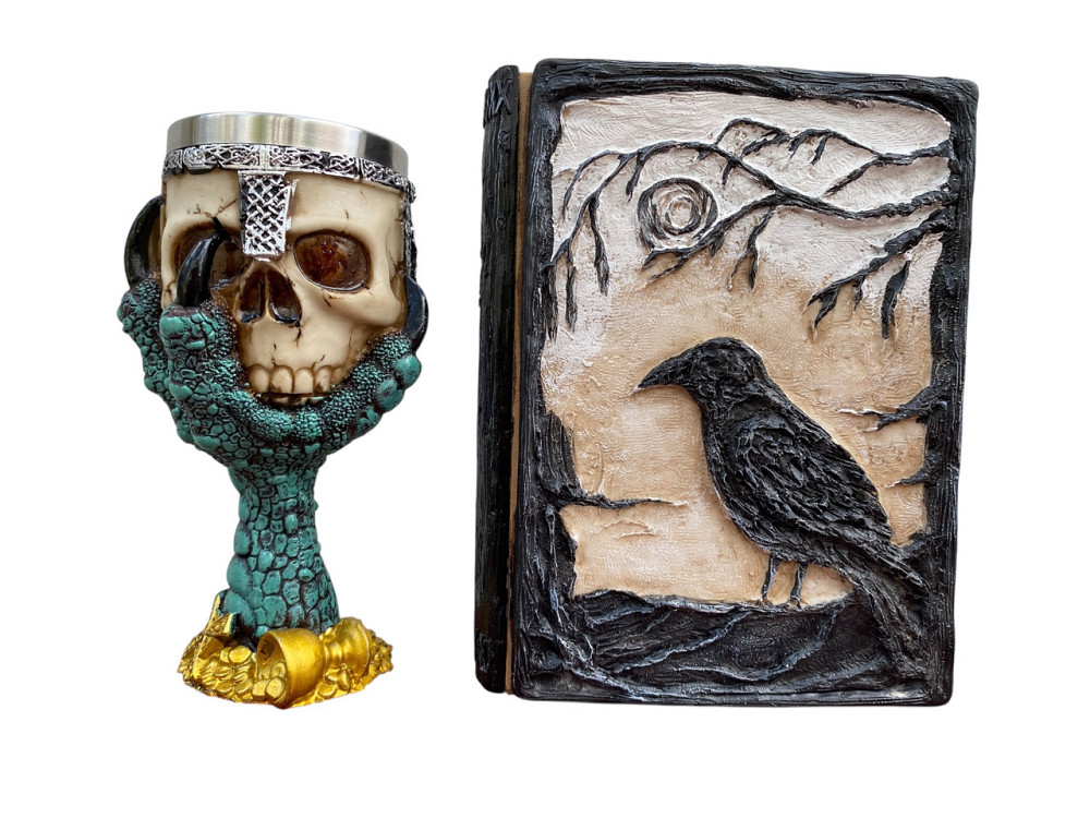 Подарочный набор Бокал 3 Лапа Дракона и Блокнот 3 «Тень Ворона» Київ - зображення 3