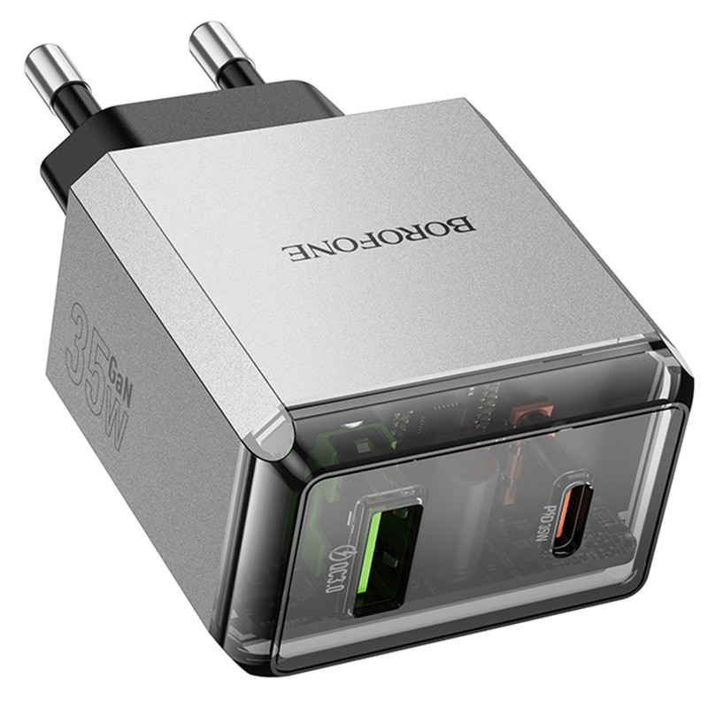 СЗУ Borofone BN20 Lena PD35W+QC3.0 (1USB-A/1C) Херсон - изображение 4
