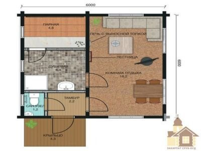 Будівництво зрубів під ключ в Україні — екологічні дерев’яні будинки від виробника Одесса - изображение 7