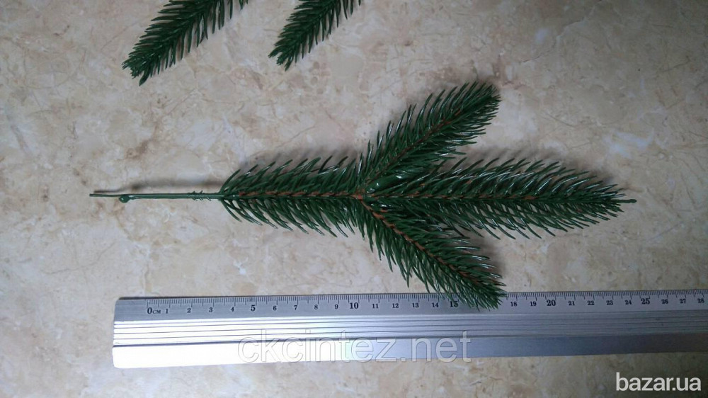 Искусственная ветка ели Элит - 3 Зелёная Киев - изображение 3