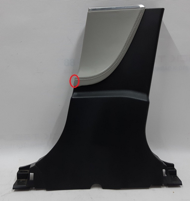 1Облицовка стойки B нижняя правая PVC GREY с повреждением Tesla model S 1024631-09-C Київ - зображення 1