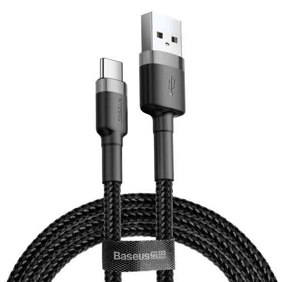 Дата кабель Baseus Cafule USB to Type-C Cable 3A (0.5m) (CATKLF-A) Херсон