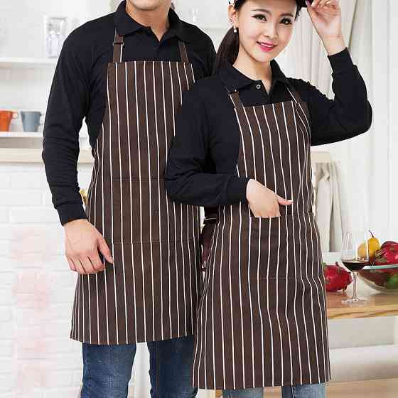 Фартух кухонний Коричневі смуги 11267 78х60 см Київ