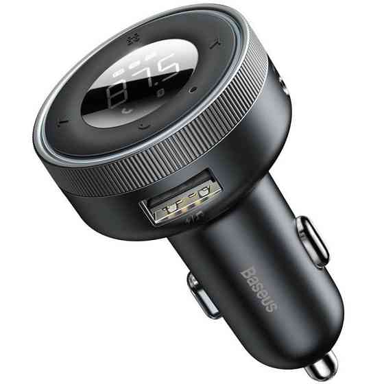 АЗУ FM модулятор Baseus Enjoy 17W (2USB-A) (CCLH-01) Херсон