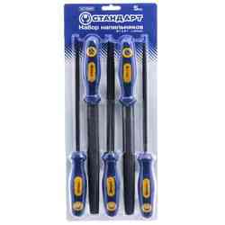 Набор напильников 5шт. 200 мм СТАНДАРТ SFF0501 Харків