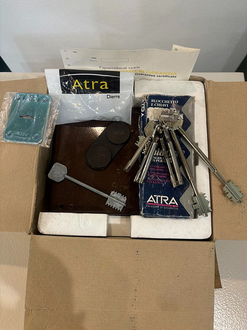 Замок накладний ATRA/АТРА 1021-4 ключ перекодировки MIA BLO 3210/5шт Італія Киев - изображение 2