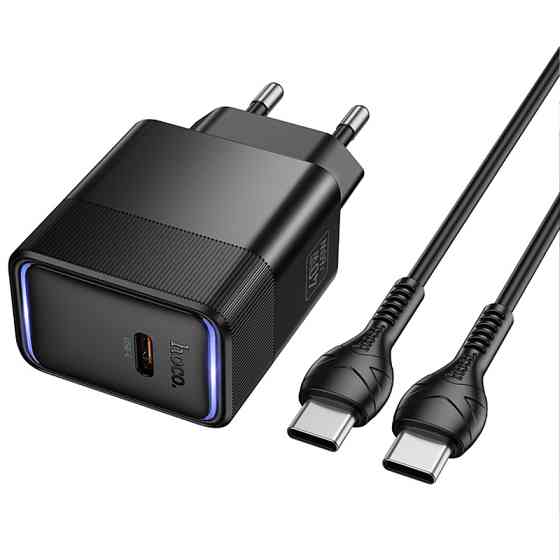 СЗУ Hoco CS113A Lounge PD40W (1USB-C) + кабель Type-C to Type-C Херсон