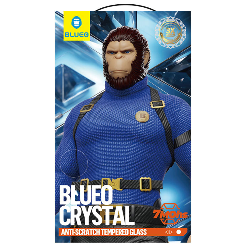 Защитное 2.5D стекло Blueo Crystal Anti-Scratch для Apple iPhone 16 Pro (6.3") Херсон - зображення 4