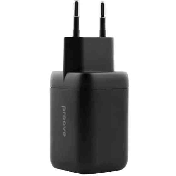 Мережевий зарядний пристрій Proove Silicone Power 40W (Type-C + Type-C) Black (WCSP4020001) (Код тов Харків