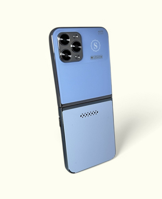 Кнопочный мобильный телефон раскладушка 15 на 4 сим карты (код 00084) Київ - зображення 5