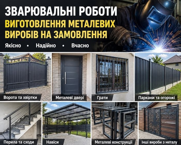 Виготовлення металоконструкцій, балконів, воріт, ферм,монтаж Миколаїв - зображення 1