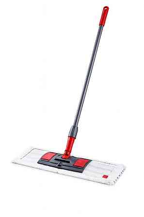 Швабра для мытья пола 40 см со сменным мопом из микрофибры и рукояткой 130 см 191287У4007 Київ