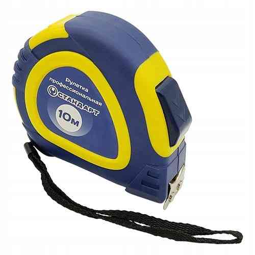 Рулетка 10мх25мм с автостопом и магнитом СТАНДАРТ PMT-1025 Харків