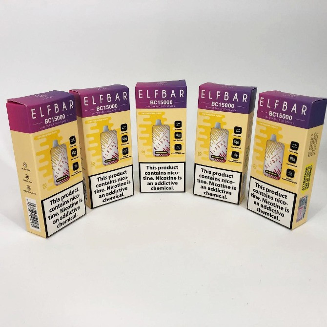 Е-сигарета ELF BAR 5% 15000 тяг, Ківі Ананас Персик Киев - изображение 4