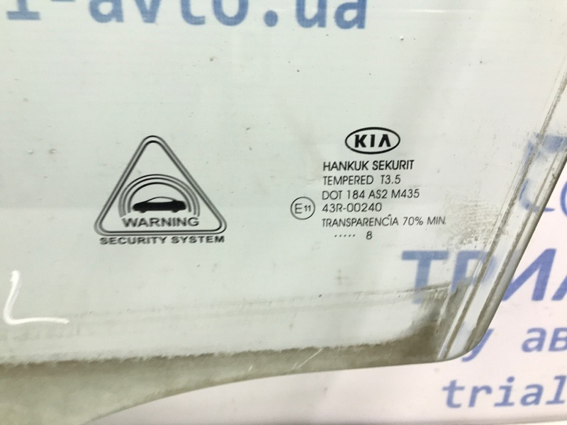 Стекло двери переднее левое Kia Ceed 2006-2012 824111H020 (Арт. 43894) Київ - зображення 3