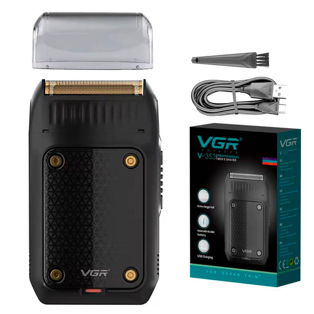 Электробритва VGR V-353 5 Вт черная Київ - зображення 1