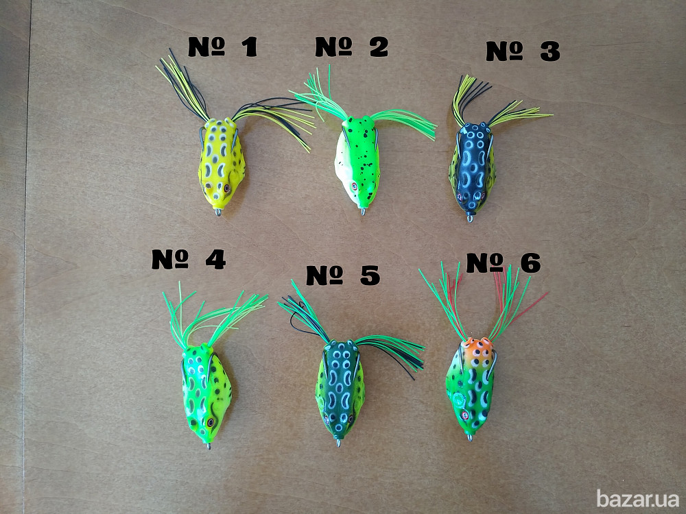 Лягушка воблер незацепляйка на щуку с хвостиком Бориспіль - зображення 7