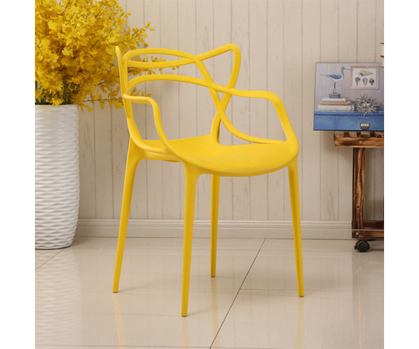 Стілець Мастерс барний пластиковий жовтий Дніпро - зображення 5