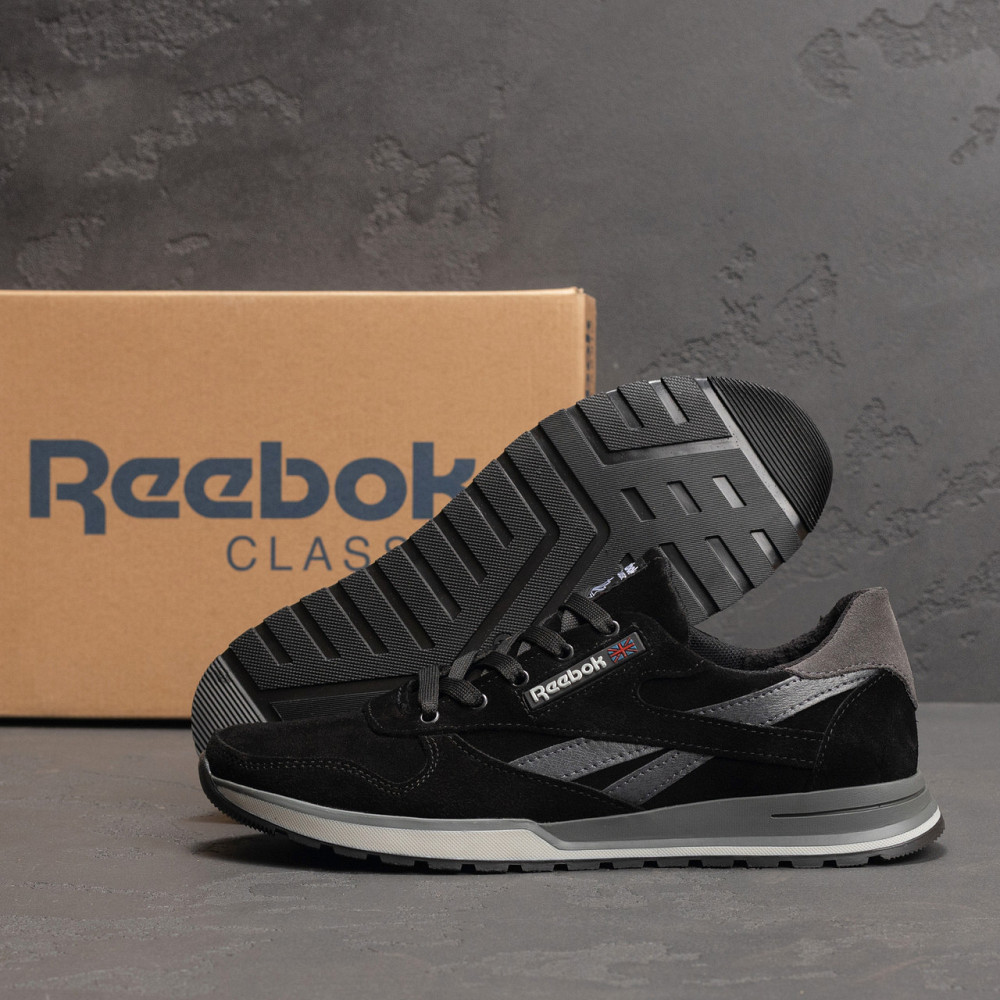 Мужские кожаные кроссовки Anser Black Киев - изображение 9