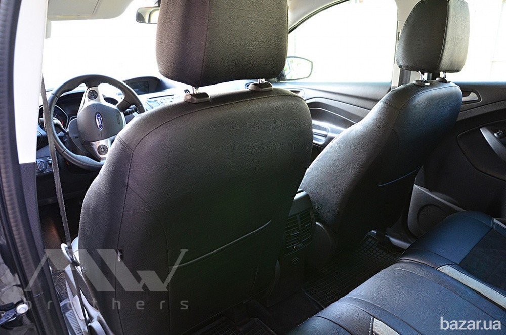 Представляем качественные чехлы Leather Style на Ford Харків - зображення 4