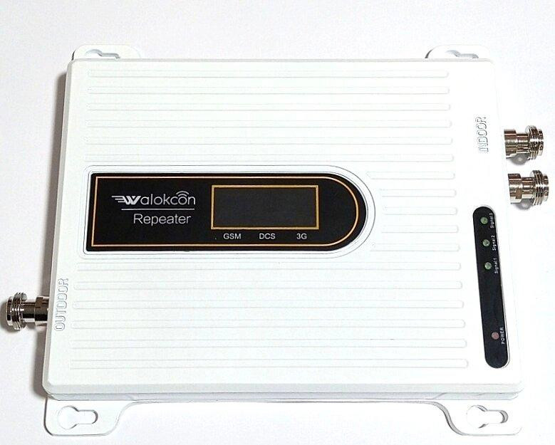 Репитер усилитель мобильного сигнала трехдиапазонный WLC-2070-GDW 900/1800/2100 МГц с 2-мя выходами, Дніпро - зображення 1