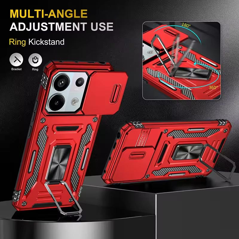 Ударопрочный чехол Camshield Army Ring для Xiaomi Poco X6 Pro Херсон - изображение 3