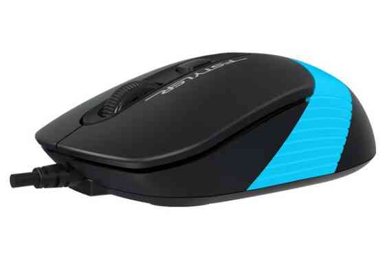 Мышь компьютерная проводная A4Tech Fstyler FM10 Black/Blue синяя Киев